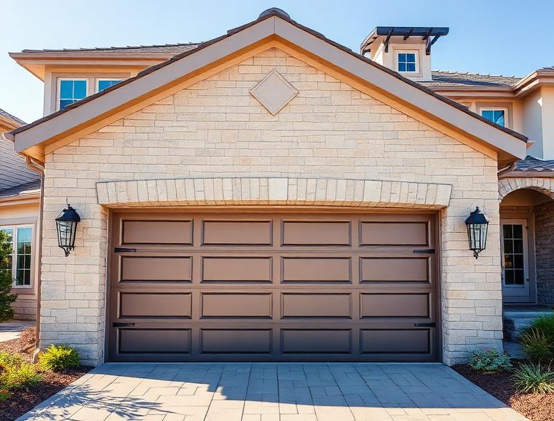 Carriage style garage door on upscale home in Aberdeen WA